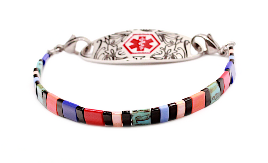 Viva Fiesta Stretch Medical ID Bracelet