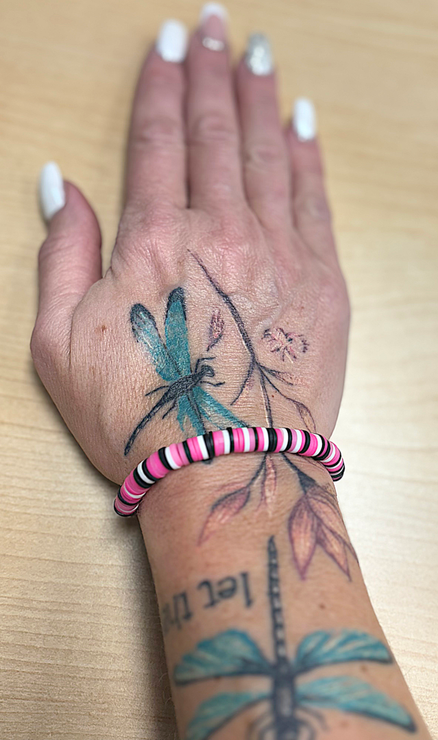 The Addy: Bold & Bright Polymer Clay Stretch Medical Alert Bracelet