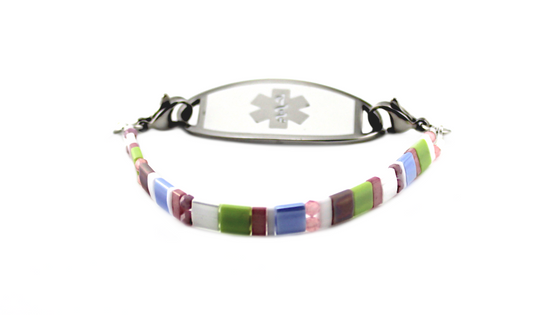 Maribelle in Bloom Stretch Medical ID Bracelet