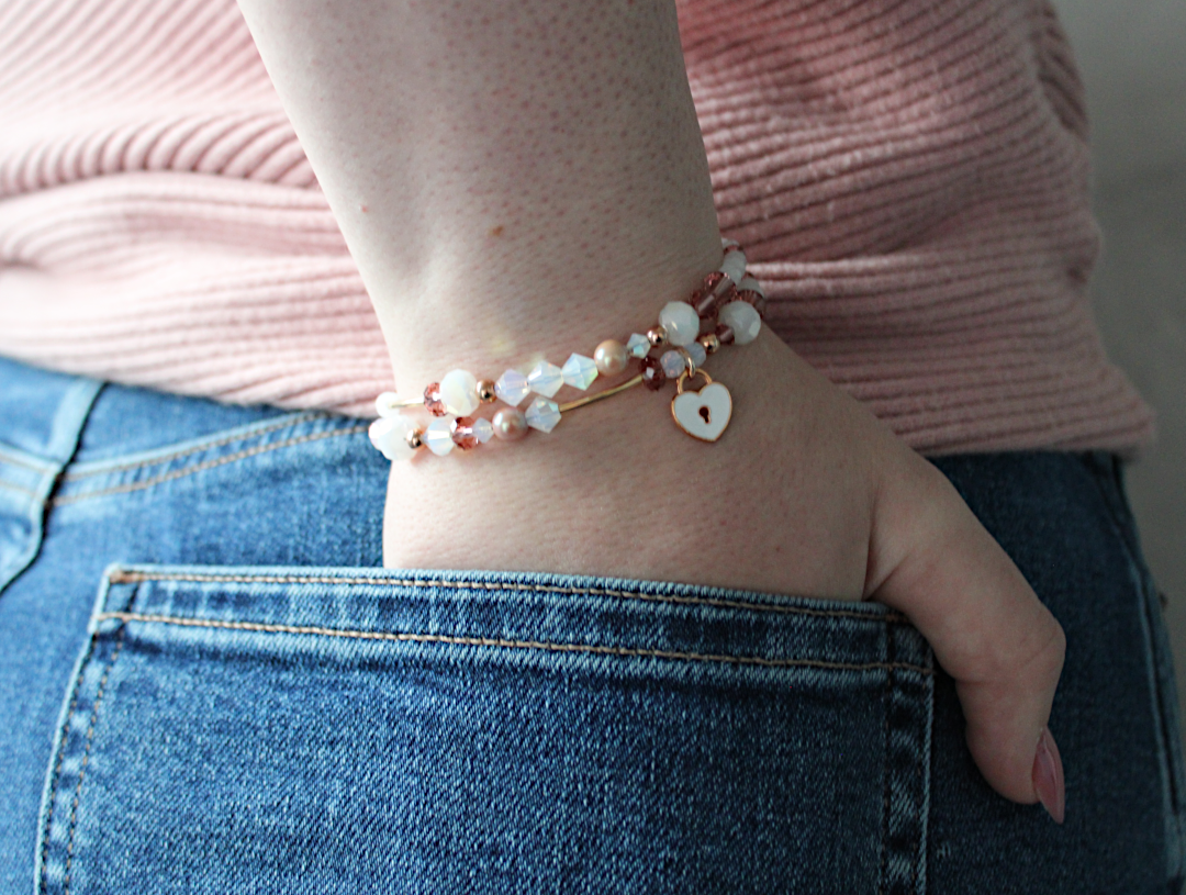 Key to My Heart: Medical ID Charm Bracelet