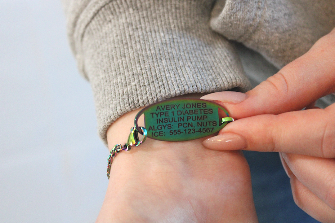 Stainless Steel Mystic Medical ID Tag