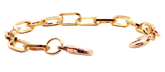 Golden Life Saver Engraved Medical ID Bracelet