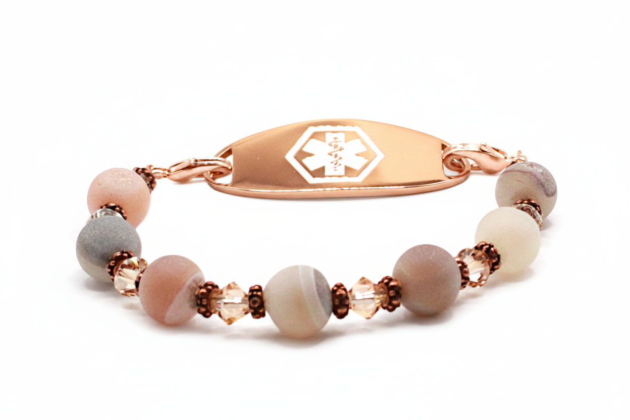 Dreamy Druzy Medical ID Bracelet