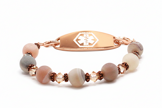 Dreamy Druzy Medical ID Bracelet