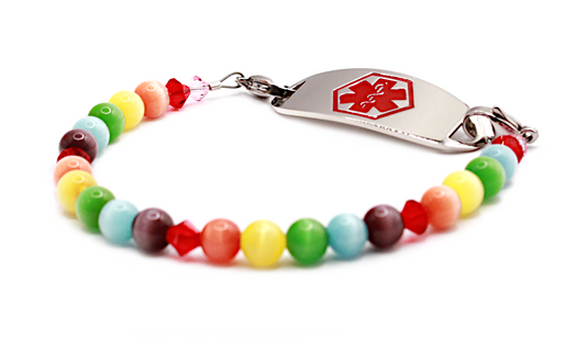 Rainbow Medical ID Bracelet