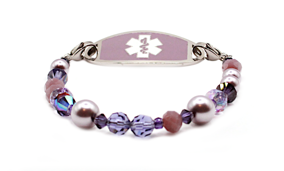 Radiant Violet Medical ID Bracelet