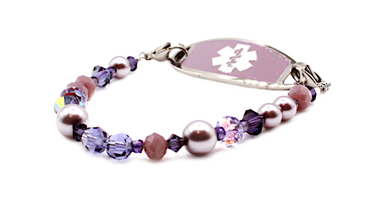 Radiant Violet Medical ID Bracelet