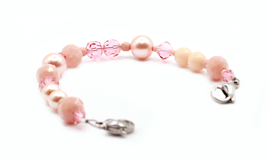 Peach Blossom Medical ID Bracelet