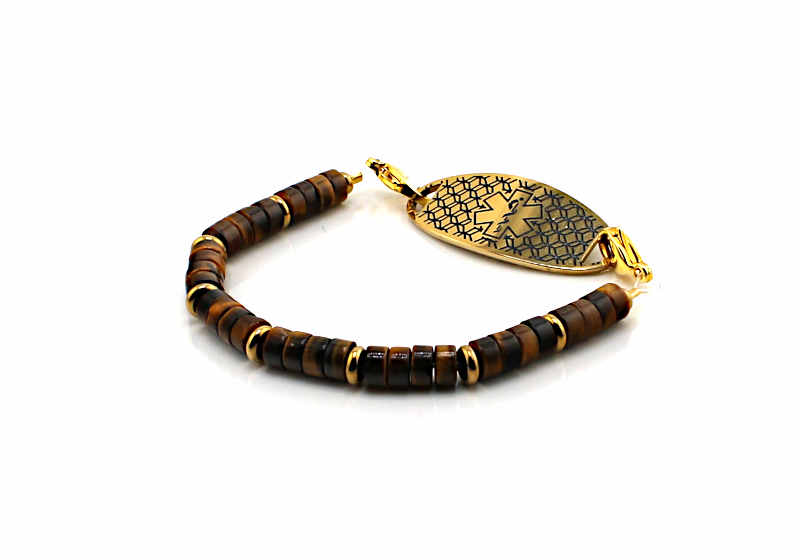 Tigerstone Stretch Medical ID Bracelet
