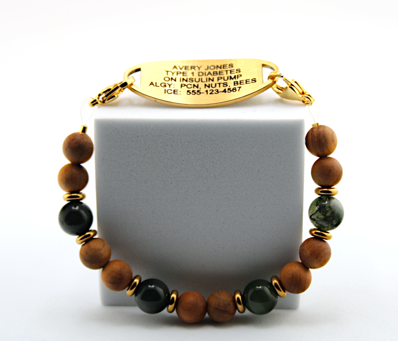 Cedar & Moss Stretch Medical ID Bracelet