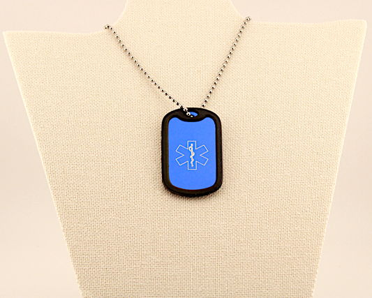 Blue Dog Tag