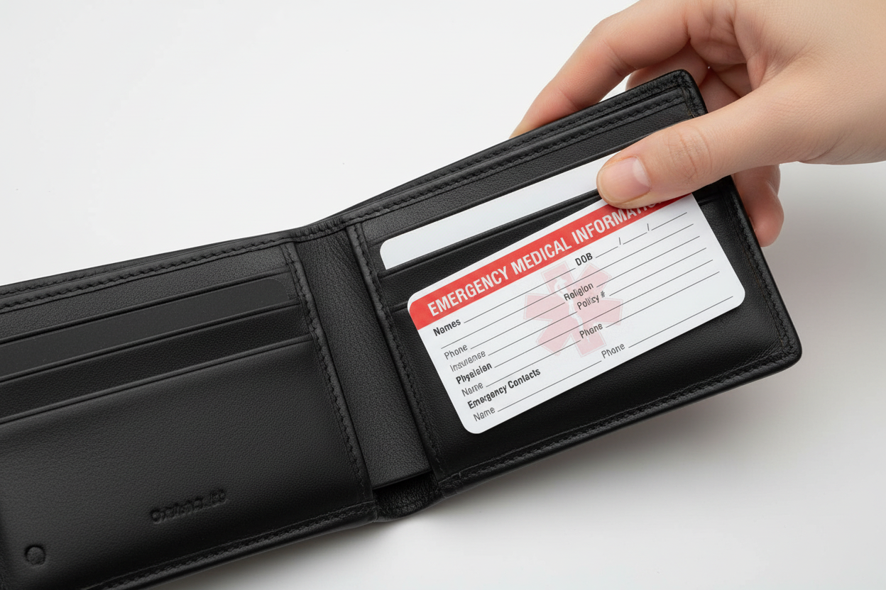 Medical Alert ID Wallet Card