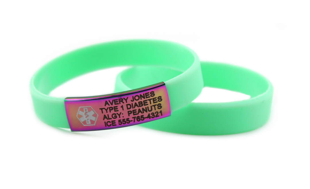 Active ID Sport Silicone Mint Green Bracelet