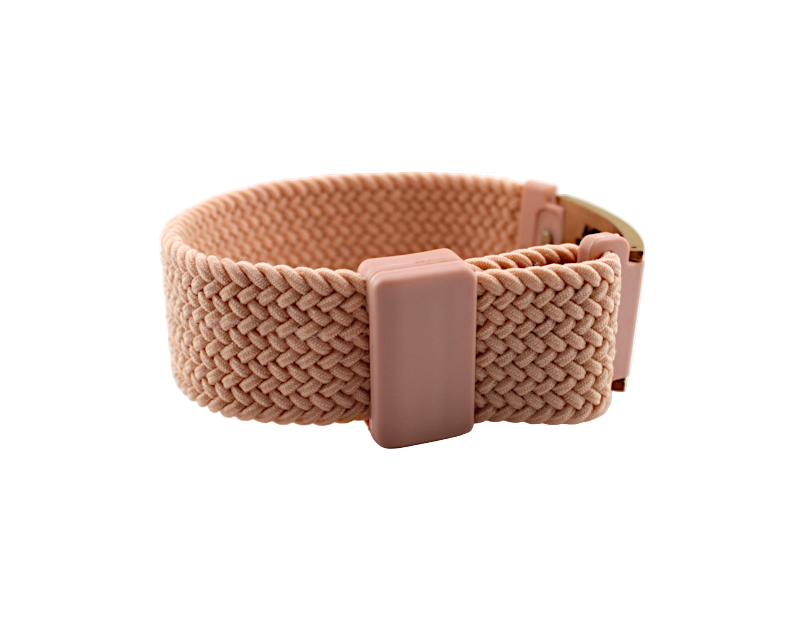 Metro Magnetic Stretch Medical ID Bracelet in Pink & Rose Gold