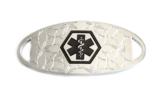 Stainless Steel Feeling Bold Medical ID Tag