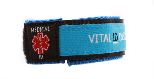 Blue Velcro Bracelet
