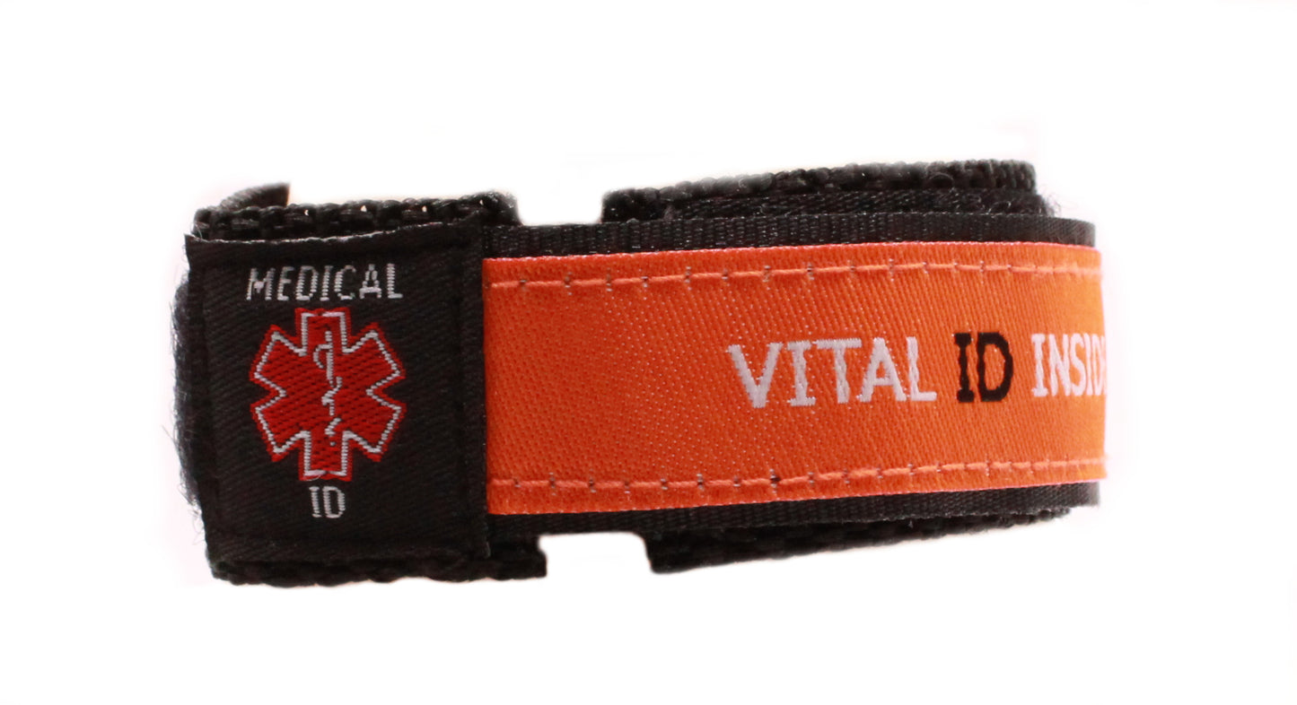 Orange Velcro Bracelet